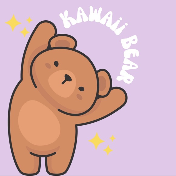 Kawaii Bear Hair clip Set - Picture 4 of 4